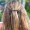 Camila Paris CP2332/2 French Hair Side Comb Handmade Onyx, Small Twist Hair Decorative, Strong Hold Clips for Women Bun Chignon Up-Do Styling Girls Hair Accessories, Made in France view 2