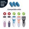 Own Harmony Extra Coarse 3 Refill Rollers Best Fit for Electric Callus Remover CR900 - Foot Care for Healthy Feet - Pedicure File Tools - Replacement 3 Pack Extra Coarse (Blue) view 3