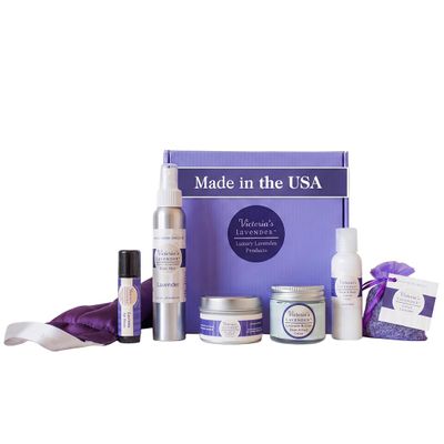 Victoria's Lavender Luxury Spa Gift Basket for Women