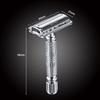 BAILI Butterfly Open TTO Double Edge Metal Safety Razor Wet Shaving Kit for Men Women with Platinum Blade and Mirrored Travel Case BD179 view 3