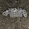 03 Vintage Rhinestone Crystal Wedding, Bridal or Prom Hair Comb view 4