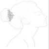 01 Vintage Rhinestone Crystal Wedding, Bridal or Prom Hair Comb view 2