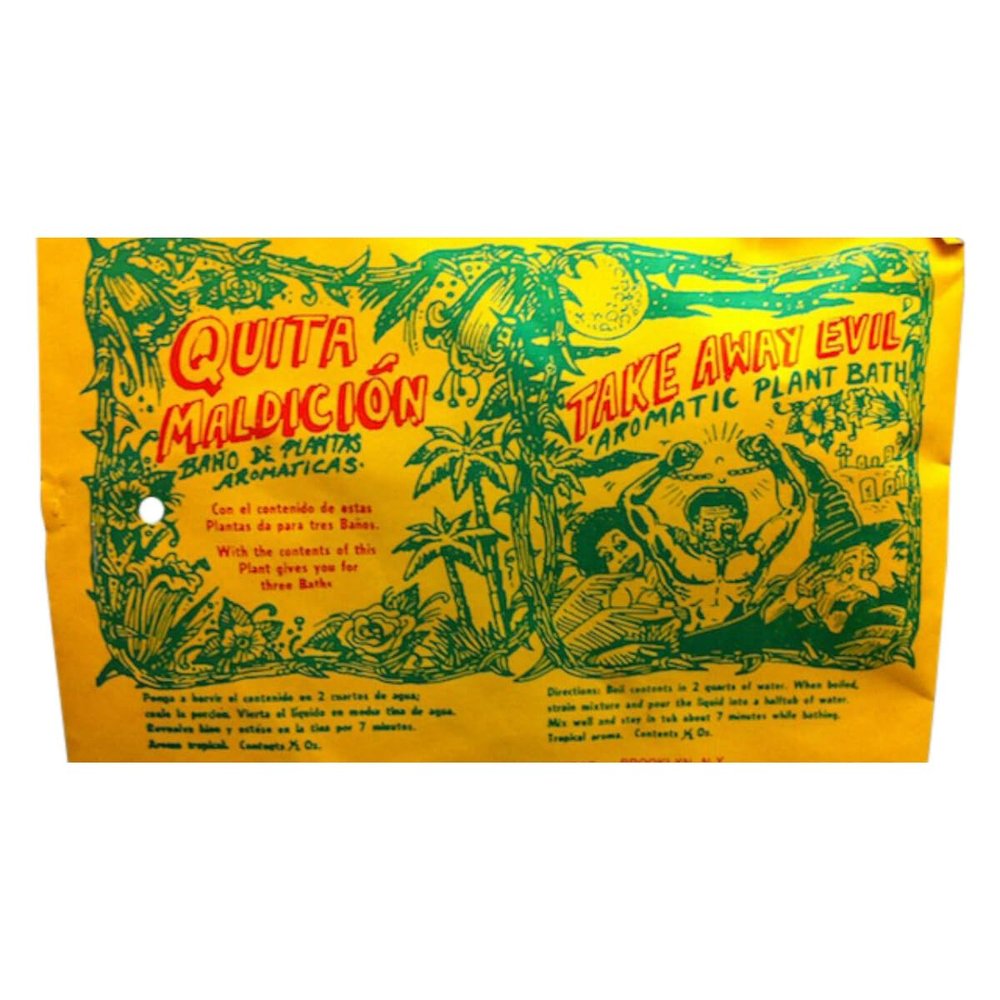 Original Botanica Curse Remover Quita Maldicion Herb Bath Spiritual Cleansing Body Wash Ritual Negative Energy Protection Herb Purification Evil Eye Removal Curse Removing