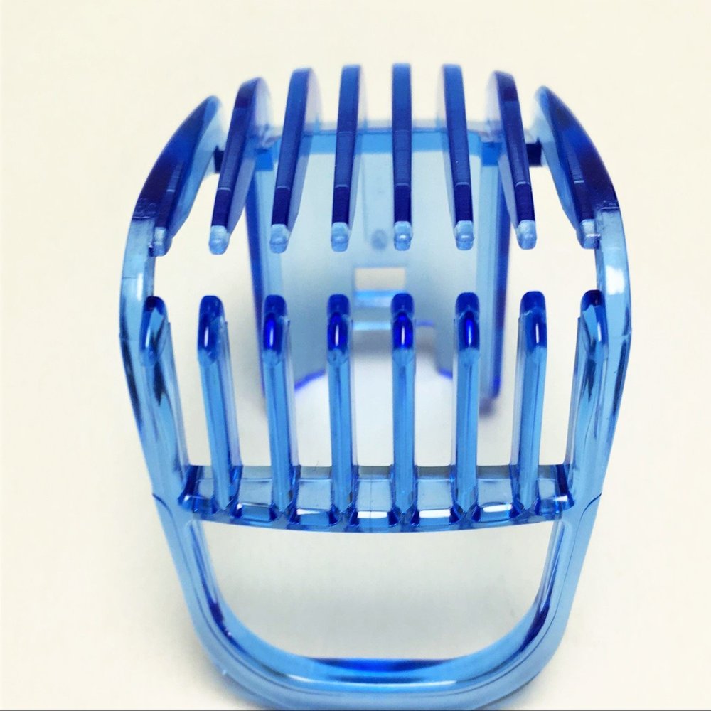 3500 Series QT4018 QT4018/49 QT4014/42 New Hair Clipper Comb Beard Trimmer Small Shaver for Philips Hair Clipper Replacement Accessories Parts Plastic Blue