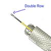 30pcs Double Row 15pin Eyebrow Permanent Makeup Needle 3D Manual Tattoo Microblading Flat Microblade Sloped Blades view 2