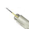 30pcs Double Row 9pin Eyebrow Permanent Makeup Needle 3D Manual Tattoo Microblading Flat Microblade Sloped Blades view 1