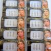 8 Bindi Pack - 24 Combo Bindi Stickers, Multicolored, Silver, Gold, Black view 2