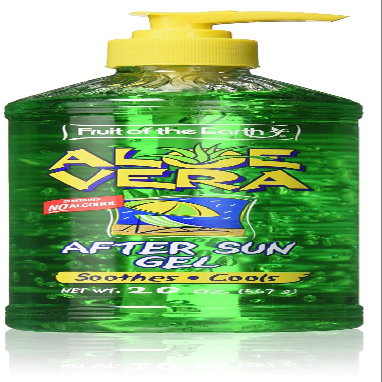 Fruit of the Earth After Sun Gel, Aloe Vera, 20 Ounce