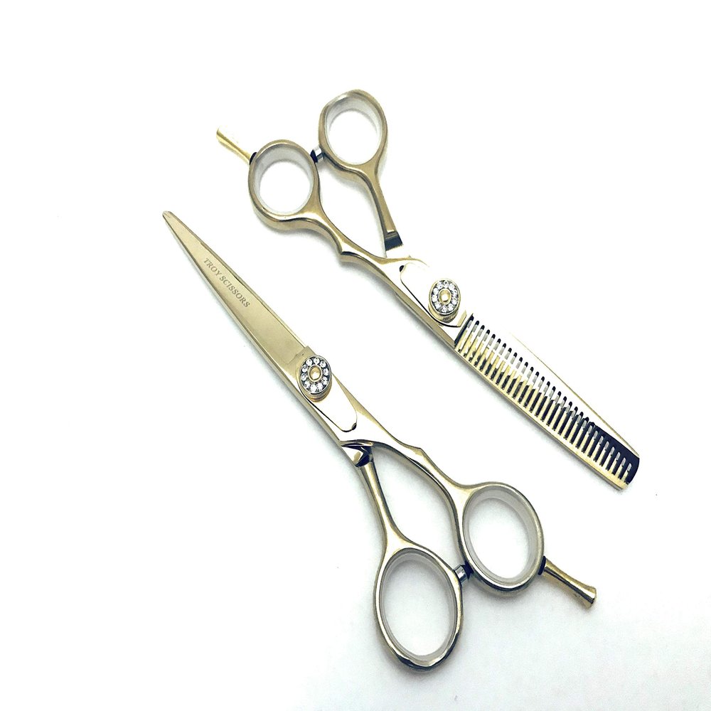 Professional Hair Cutting Scissors Hair Thinning Scissors Set Hair Cutting Scissors Shears 5.5"