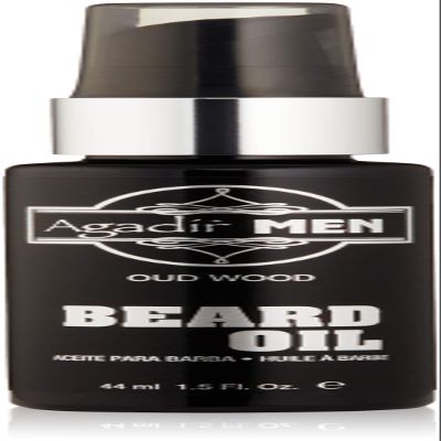 AGADIR Oud Wood Beard Oil, 1.5 Fl Oz