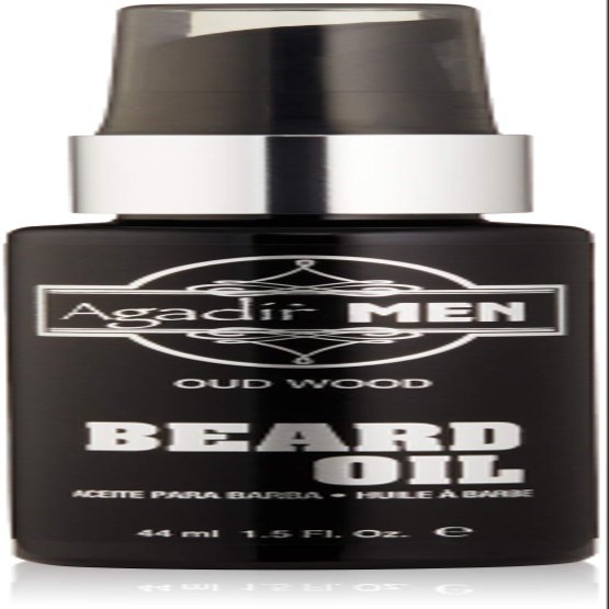 AGADIR Oud Wood Beard Oil, 1.5 Fl Oz