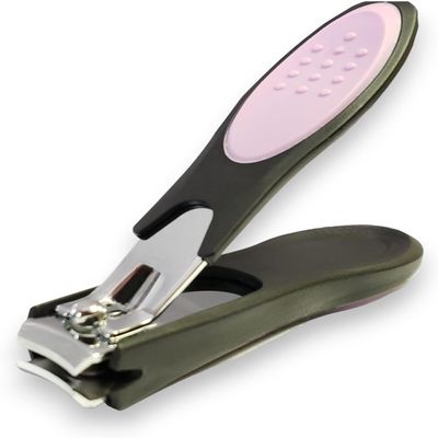 Dream Cut Nail Clipper, Toenail Clippers, Chrome Plated, Stainless Steel, Sharp, Sturdy, Comfort Grip, Nail Catcher, for Men and Women, Nail Cutter, Trimmer