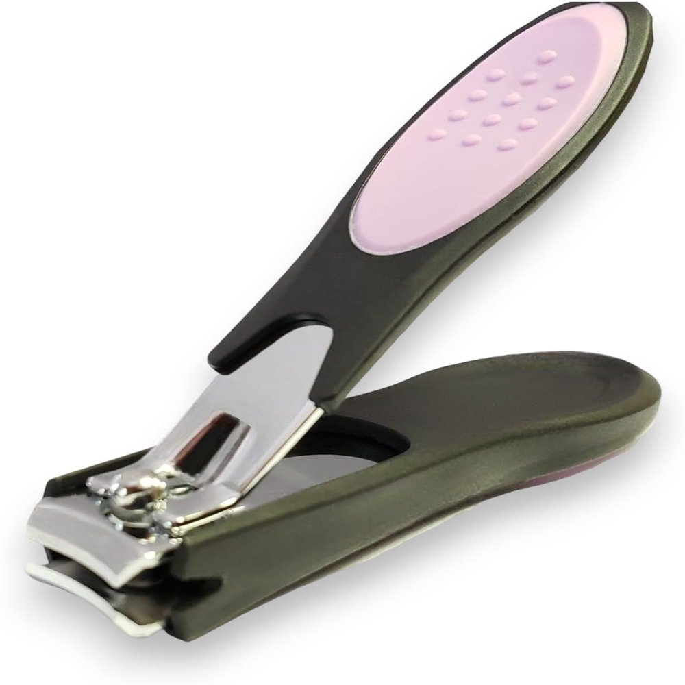 Dream Cut Nail Clipper, Toenail Clippers, Chrome Plated, Stainless Steel, Sharp, Sturdy, Comfort Grip, Nail Catcher, for Men and Women, Nail Cutter, Trimmer