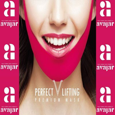 Avajar Perfect V Lifting Premium Mask 1ea- a woman's age is determined by her jaw line