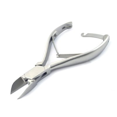 OdontoMed2011 TOENAIL CUTTER - DOUBLE SPRING WITH LOCK, ST. STEEL, 5.5IN. - QUALITY INSTRUMENTS