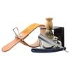 Grandslam Shaving Straight Razor Kit, Steel Cutthroat Straight Razor With Leather Strop, Sharp, Pure Badger Hair Shaving Brush with Wooden Handle,Shaving Bowl,Soap and Stand, Gift for Men view 1