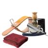 Grandslam Shaving Straight Razor Kit, Steel Cutthroat Straight Razor With Leather Strop, Sharp, Pure Badger Hair Shaving Brush with Wooden Handle,Shaving Bowl,Soap and Stand, Gift for Men view 3