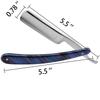 Grandslam Shaving Straight Razor Kit, Steel Cutthroat Straight Razor With Leather Strop, Sharp, Pure Badger Hair Shaving Brush with Wooden Handle,Shaving Bowl,Soap and Stand, Gift for Men view 4