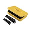 HAWATOUR Nail Clippers Set, Ultra Sharp Sturdy Fingernail and Toenail Clipper Cutters with Visibly Tin Case, Black view 2
