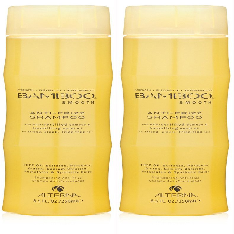 Bamboo Smooth Anti-Frizz Shampoo, 8.5-Ounce (2-Pack)