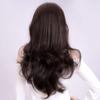Kori Koli 24 Inch Wavy 3/4 Half Wig Long Synthetic Hair Extensions Light Black Wigs Hair Clips Extension For Women 210g 9# view 3