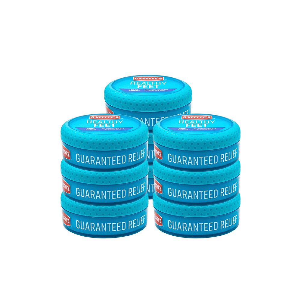 O'Keeffe's K0320001-9 Healthy Feet Foot Cream in Jar (9 Pack), 3.2 oz