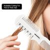 BANGMENG Hair Cutter Comb, Shaper Razor Comb, Split Ends Trimmer Styler, Double Edge Razor Blades for Thinning, Cutting and Styling, Extra 5 Blades Included view 3