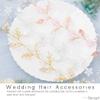 Barogirl Wedding Headpiece Rose Gold Bride Flower Hair Vine Pearl Bridal Crystal Headband for Women (Rose Gold) view 2