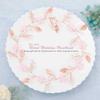 Barogirl Wedding Headpiece Rose Gold Bride Flower Hair Vine Pearl Bridal Crystal Headband for Women (Rose Gold) view 3