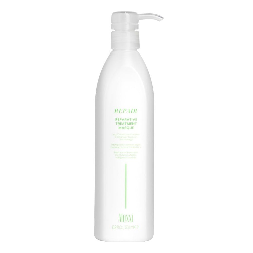 ALOXXI Repair Hair Mask for Color-Treated Hair Enriched with Keratin & Peptides, Deep Conditioning Treatment for Dull and Damaged Locks, 16.9 Fl Oz