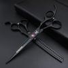 FOMALHAUT Hair salon professional hairdressing scissors set 7 inch black paint 440C hairdressing tools view 2
