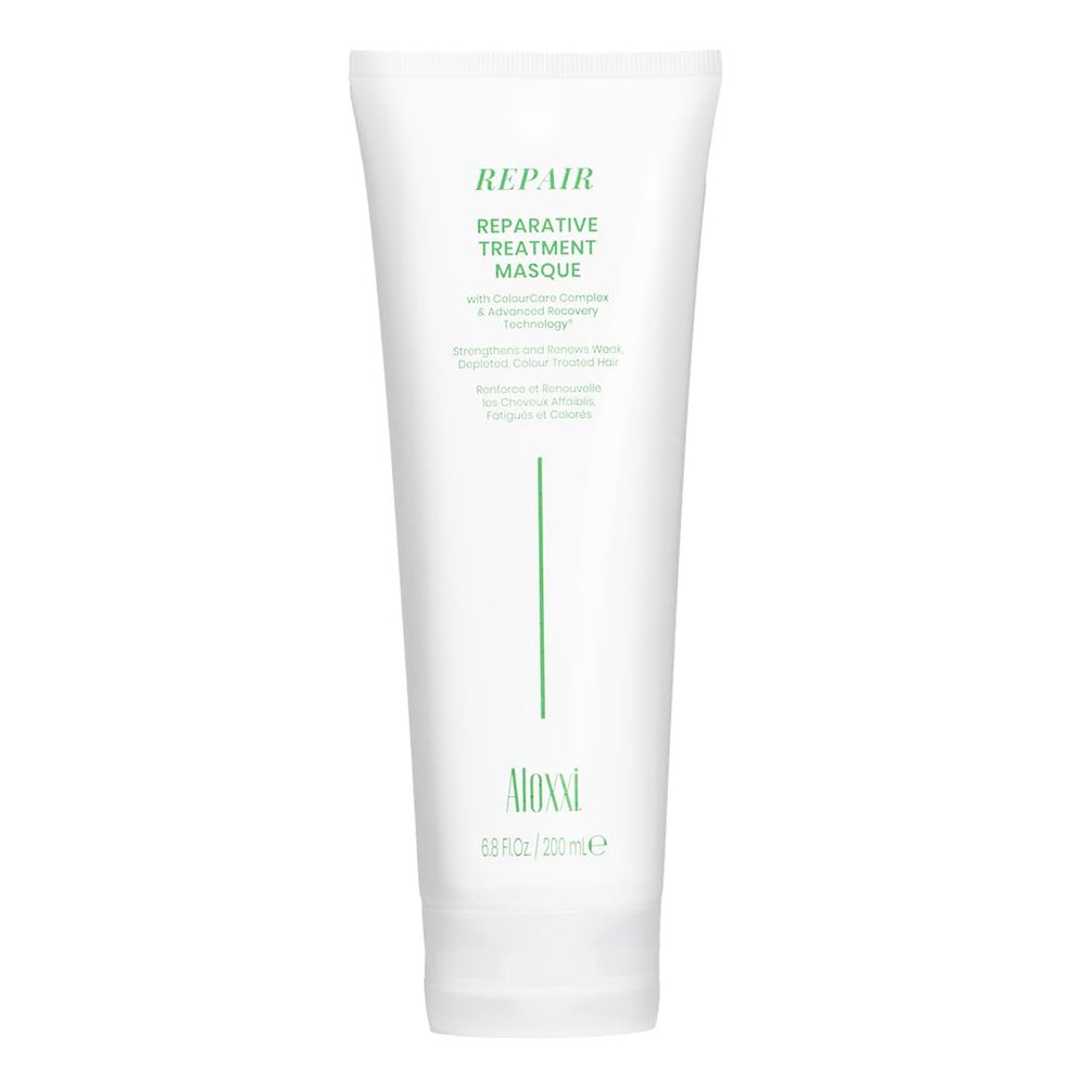 ALOXXI Repair Hair Mask for Color-Treated Hair Enriched with Keratin & Peptides, Deep Conditioning Treatment for Dull and Damaged Locks, 6.8 Fl Oz