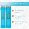 Pure Brazilian Anti-Frizz Daily Shampoo & Conditioner, Salt-Free & Color Safe, Enriched with Keratin, Argan Oil & Acai, 13.5 Ounce (400 Milliliter) view 3