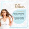 Pure Brazilian Anti-Frizz Daily Shampoo & Conditioner, Salt-Free & Color Safe, Enriched with Keratin, Argan Oil & Acai, 13.5 Ounce (400 Milliliter) view 4