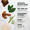 SheaMoisture Bar Soap 6 Count for Troubled Skin African Black Soap Cleanser with Shea Butter 8 oz view 3