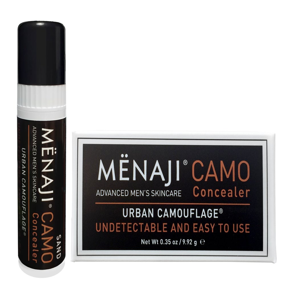 MNAJI URBAN CAMOUFLAGE Concealer Stick for Men - Skin Foundation Concealer for Dark Circles, Acne, Under Eye - Corrector - Mens Cosmetics - Sand - 0.35oz