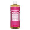 Dr. Bronner's - Pure-Castile Liquid Soap (Rose, 32 ounce) - Made with Organic Oils, 18-in-1 Uses: Face, Body, Hair, Laundry, Pets & Dishes, Concentrated, Vegan, Non-GMO view 1