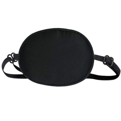 Adjustable Silk Sleep Eye Patch for Lazy Eye Amblyopia Treatment Care For your Horizons, Black