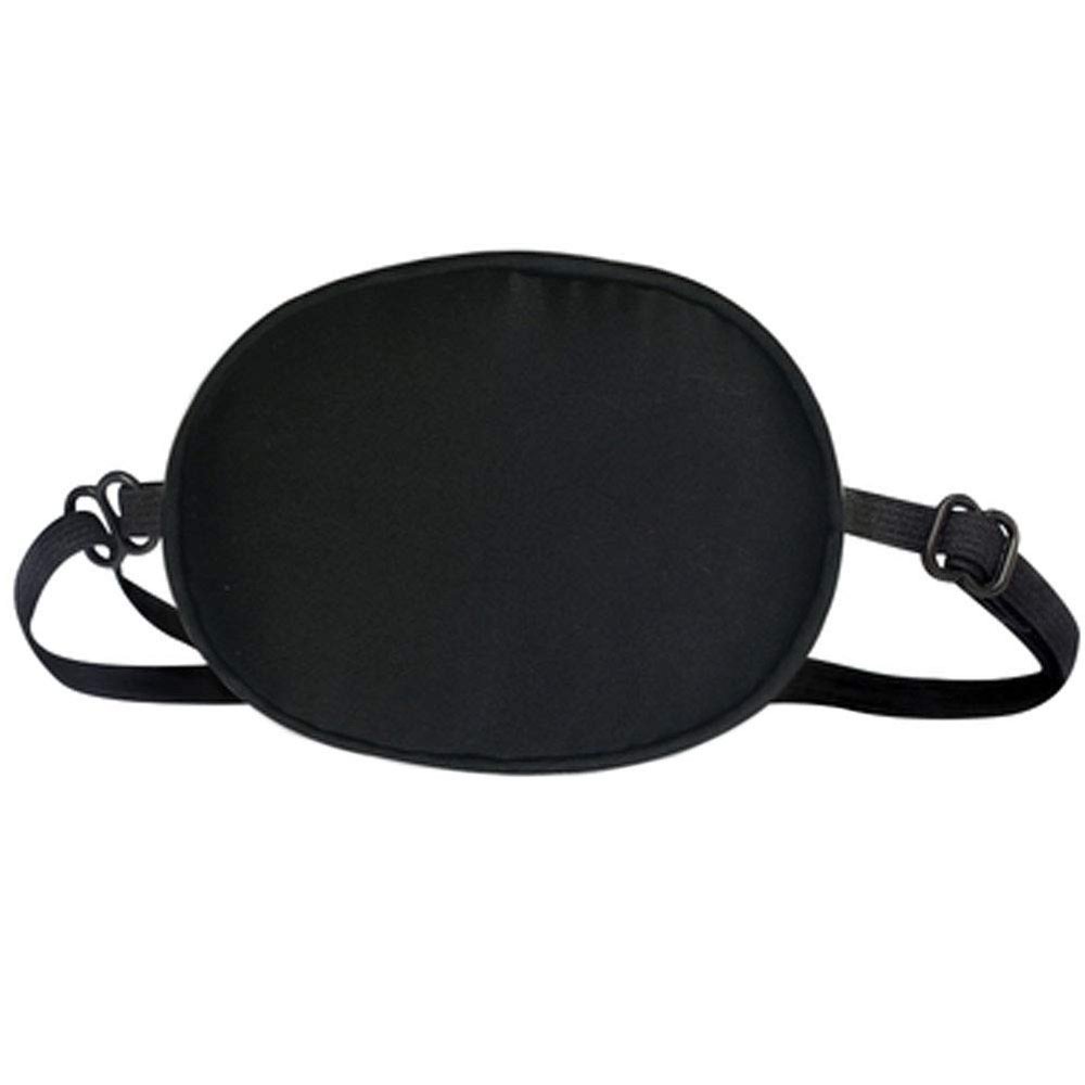 Adjustable Silk Sleep Eye Patch for Lazy Eye Amblyopia Treatment Care For your Horizons, Black