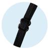 Adjustable Silk Sleep Eye Patch for Lazy Eye Amblyopia Treatment Care For your Horizons, Black view 3