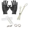 BodyJewelryOnline Unisex Body Piercing Kit, Captive Bead Ring, Barbells, Gauge Jewelry, Catheter Hollow Needles, Hypoallergenic Supplies, 10 G, Pack Of 10 view 1