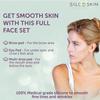 Silcskin Facial Pad Full Face Set Reusable Self Adhesive Silicone Face Patches For Lines Around Eyes And Mouth, Spa At Home Holiday Gift For Her view 3
