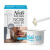 Nad's For Men Nose Waxing Kit - Hair Removal with Hard Wax, Moustache Protectors, Applicators, Spatulas, and Post-Wax Wipes view 1
