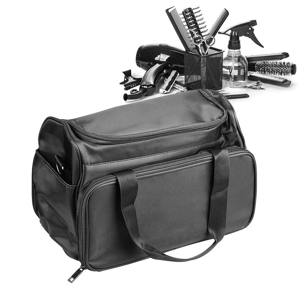 Hairdressing Bag & Barber Handbag, Portable Salon Hair Tools Bag with Scissors Comb Holder, Hair Stylist Bag for Equipment, Travel Luggage Pouch