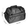 Hairdressing Bag & Barber Handbag, Portable Salon Hair Tools Bag with Scissors Comb Holder, Hair Stylist Bag for Equipment, Travel Luggage Pouch view 2