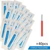 40Pcs Disposable Eyebrow Microblading Needles,Lip Tattooing Microblades Permanent Makeup Blades for Single Use Only view 2