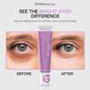 DERMAdoctor Caffeine Eye Cream for Dark Circles, Anti Aging Illuminator, Hydrating Under Eye Cream with SPF 30 for Puffiness, Wrinkles, and Bags Under Eyes, Dermatologist Formulated - 0.5 oz view 3