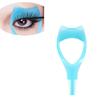 3Pcs Plastic Makeup Upper Lower Eye Lash Mascara Guard Applicator With Comb Eyelashes Curlers Shields Applicators (Blue) view 2