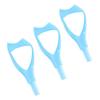 3Pcs Plastic Makeup Upper Lower Eye Lash Mascara Guard Applicator With Comb Eyelashes Curlers Shields Applicators (Blue) view 3
