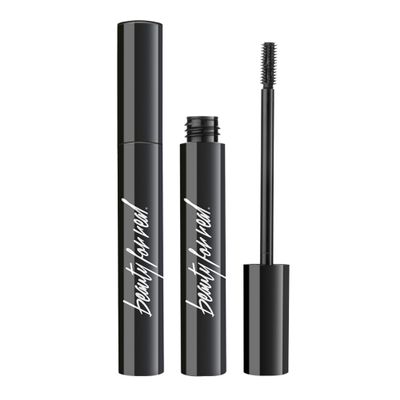Beauty for Real Hi-Def Mascara, Just Black - Set of 2 - Defining & Volumizing Lash Definer - Humidity & Smudge Proof - Micro Brush Ensures Versatile Application - 1.5 oz